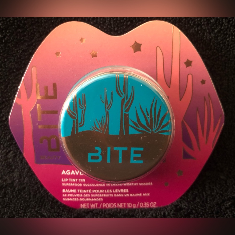 Bite Beauty Agave + Lip Tint Tin Buzzed 10g / 0.35 oz Full Size NIB